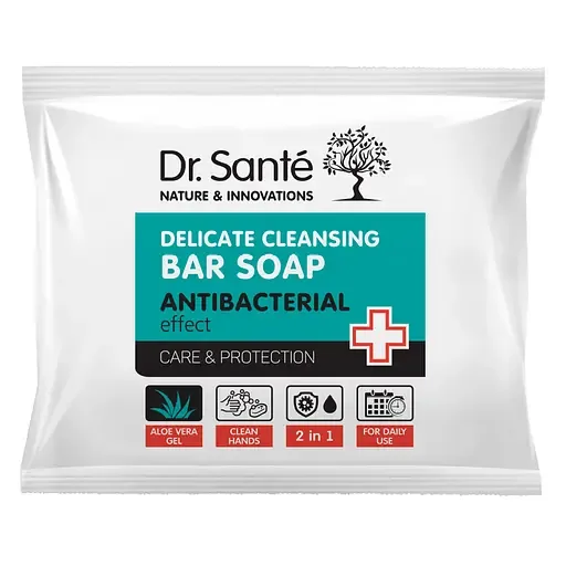 Мило Dr. Sante Care&Protection 2в1 Антибактеріальний ефект, 100 г