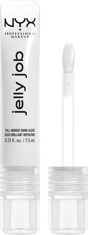 Блиск для губ NYX Professional Makeup Jelly Job з ефектом об'ємного сяйва відтінок 01, 7.5 мл