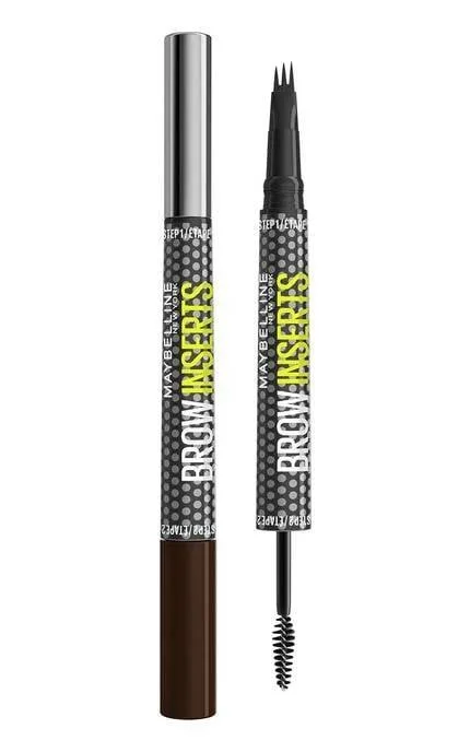 Засіб для брів 2 в 1 Maybelline New York Brow Inserts фіксуючий гель та фломастер 4.5 Ash Brown 1.25 мл