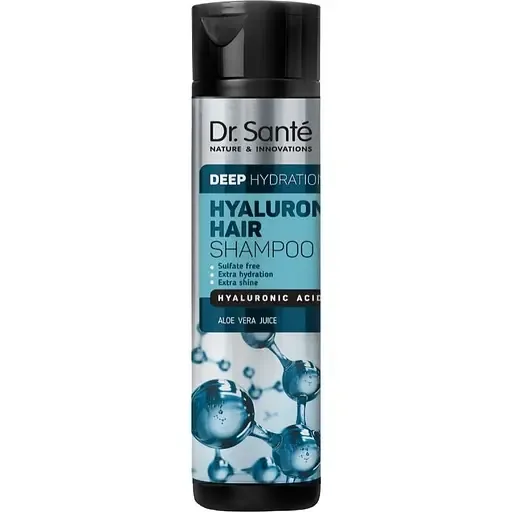 Шампунь для волосся Dr. Sante Hyaluron Hair Deep hydration Глибоке зволоження