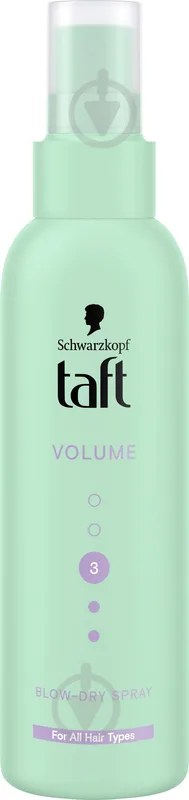 Спрей для волосся Taft Volume 3, 150 мл