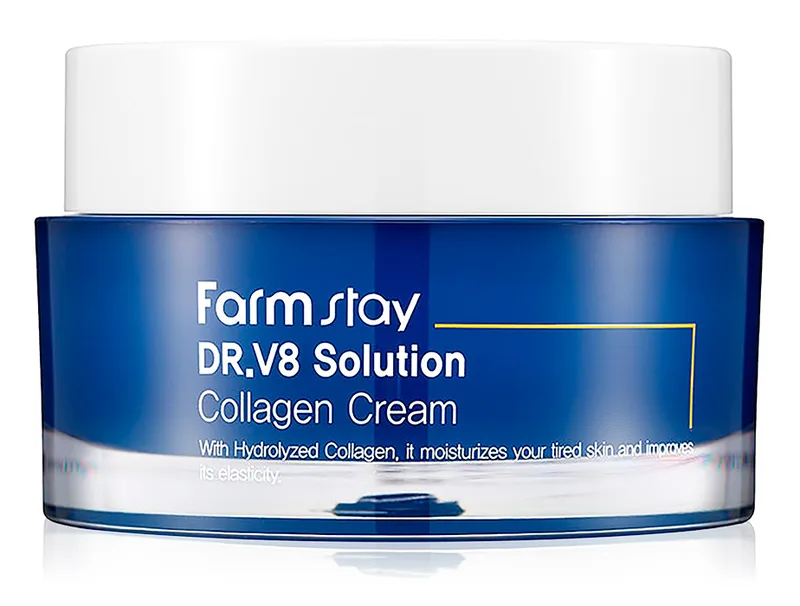 Интенсивно увлажняющий крем с коллагеном FarmStay Dr.V8 Solution Collagen Cream 50 мл