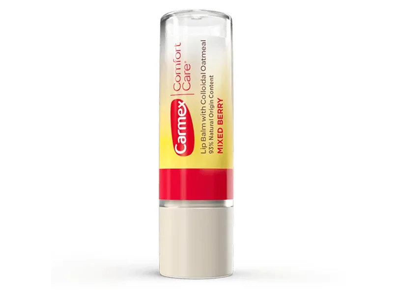 Carmex Comfort Care Colloidal Oatmeal Lip Balm Mixed Berry Stick - Бальзам для губ в стике