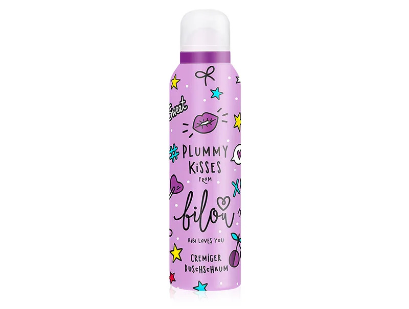 Пінка для душу «Сливовий поцілунок» Bilou Plummy Kisses Shower Foam, 200мл