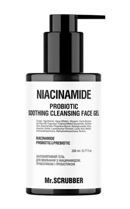 Заспокійливий гель для вмивання Mr.Scrubber Niacinamide 200 мл
