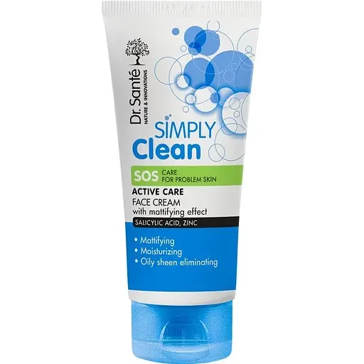 Крем для обличчя матуючий Dr. Sante Simply Clean 50 мл