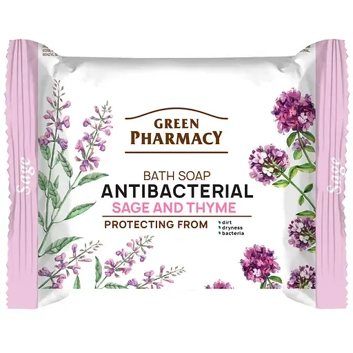 Мило Зелена Аптека Bath soap Antibacterial Sage and Thyme, 100 г