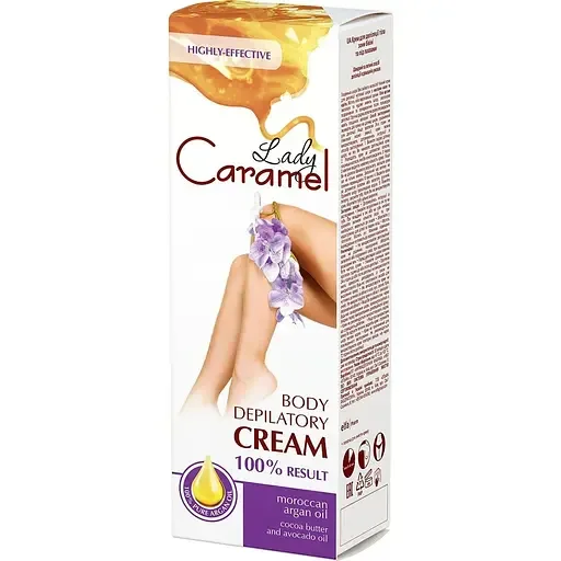 Крем для депіляції тіла Lady Caramel 100% result 100 мл