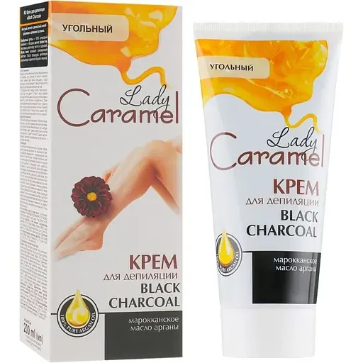 Крем для депіляції Lady Caramel Black Charcoal 200 мл