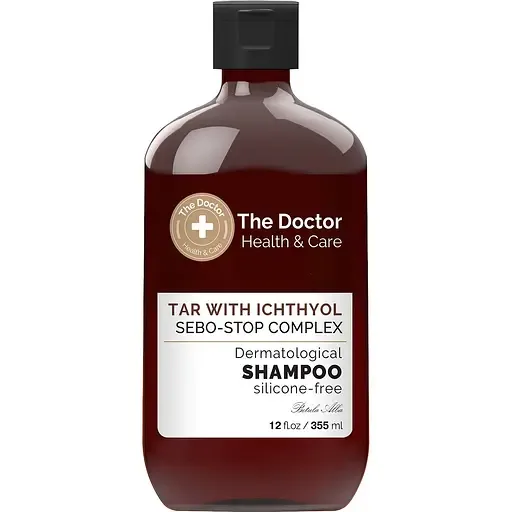 Шампунь The Doctor Health & Care Tar With Ichthyol + Sebo-Stop Complex Shampoo 355 мл