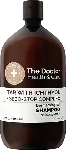 Шампунь The Doctor Health&Care Tar With Ichthyol + Sebo-Stop Complex Shampoo, 946 мл