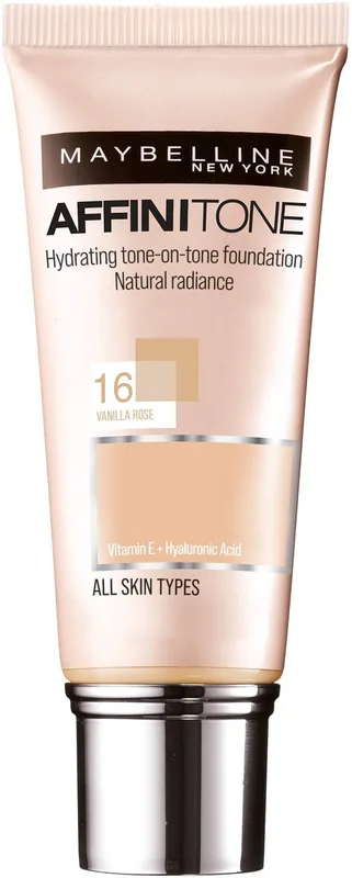 Тональний крем для обличчя Maybelline New York Affinitone відтінок 16 Ванільно-рожевий 30 мл