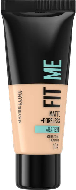 Тональний крем для обличчя Maybelline New York Fit Me з матовим фінішем відтінок 104 Soft Ivory 30 мл