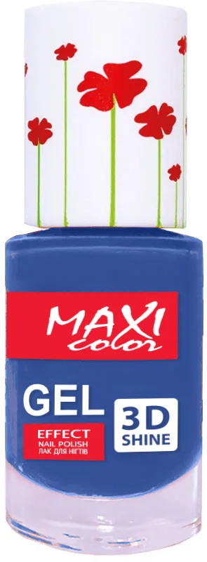 MAXI лак для нігтів гель ефект Color Hot Summer №17 Индиго, 10 мл