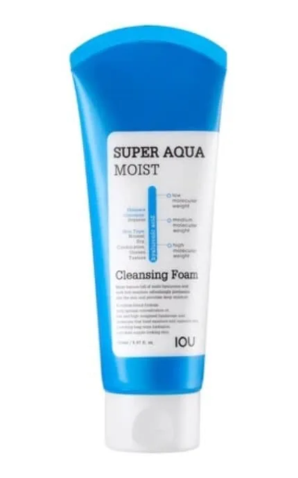 Зволожуюча пінка для вмивання WELCOS IOU Super Aqua Moist Cleansing Foam 150 мл