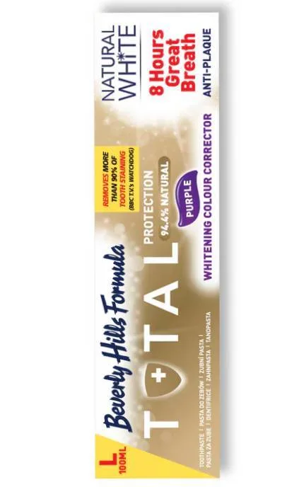 Зубна паста Beverly Hills Formula Natural White Total Protection 100 мл