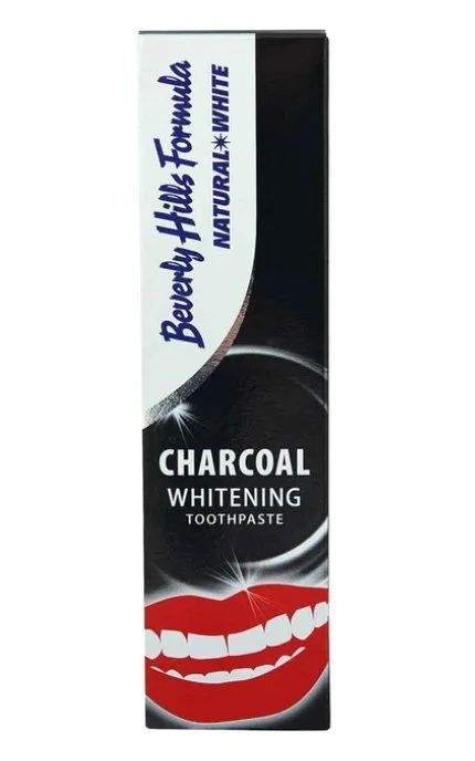 Зубна паста Beverly Hills Natural White Charcoal Whitening Toothpaste відбілювання за допомогою активованого вугілля 100 мл