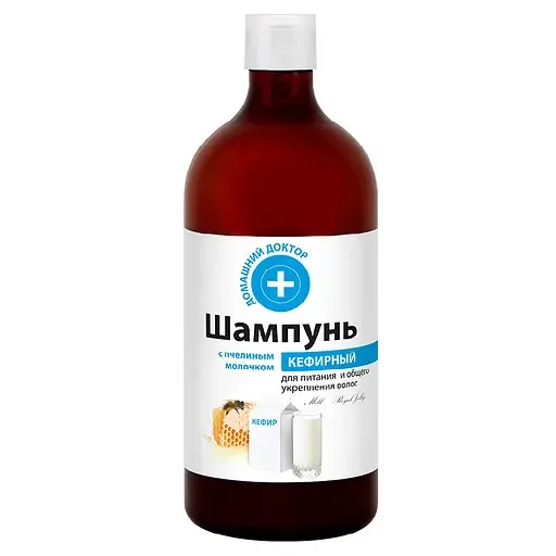 Шампунь Домашний Доктор Кефірний з бджолиним молочком 1 л