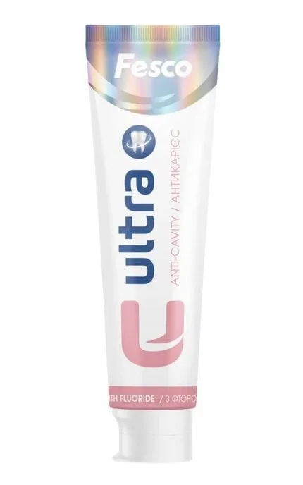 Зубна паста Fesco Ultra Anti-Cavity Антікарієс 100 мл