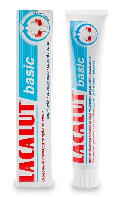 Зубна паста Lacalut Basic 75 мл
