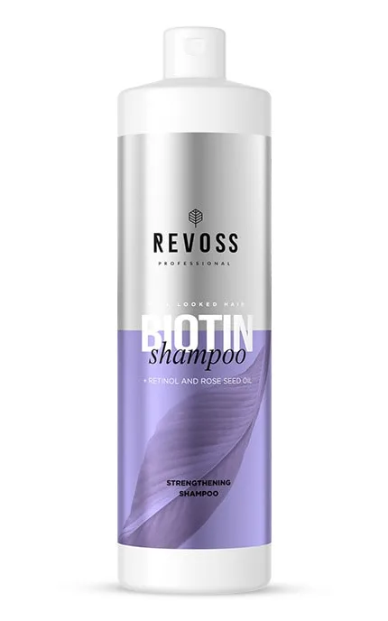 Зміцнювальний шампунь для волосся Revoss Professional Biotin Shampoo 900 мл
