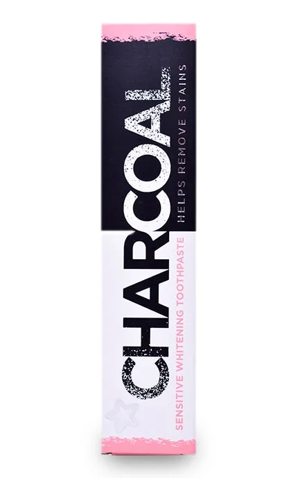 Зубна паста вугільна Superdrug Charcoal Для чутливих зубів 75 мл