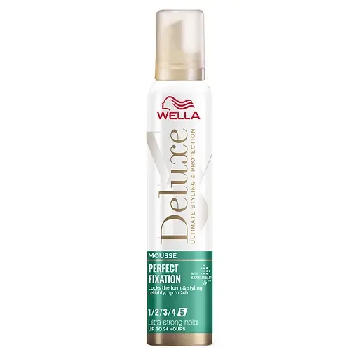 Мус для волосся Wella Deluxe Ідеальна фiксацiя, суперсильна фіксація, 200 мл