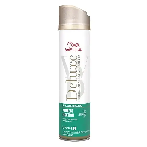 Лак для волосся Wella Deluxe Ідеальна фiксацiя, суперсильна фіксація, 250 мл