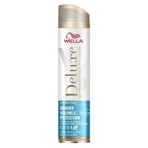 Лак для волосся Wella Deluxe Захист Об'єму, Суперсильна фiксацiя, 250 мл