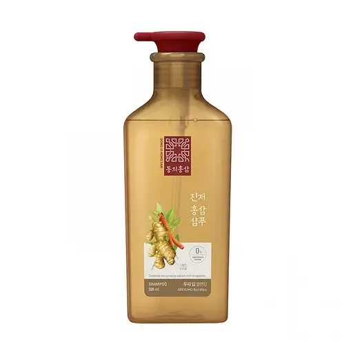 Шампунь для волосся Aekyung KeraSys Dong Ui Hong Sam Ginger Red Ginseng Shampoo, 500 мл