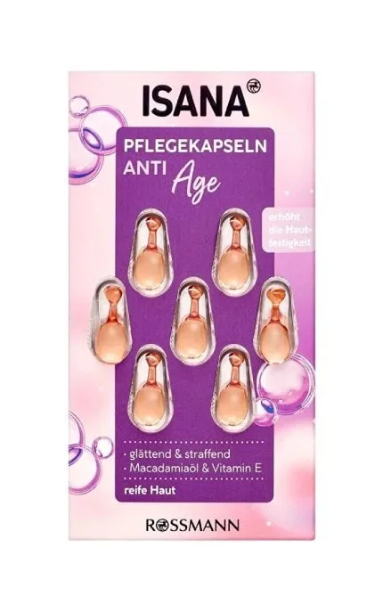 Капсули для догляду за шкірою Isana Anti-age 7 шт