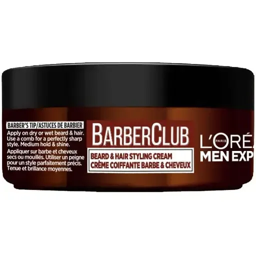 Крем стайлінг L'Oreal Paris Men Expert Barber Club для бороди та волосся 75 мл