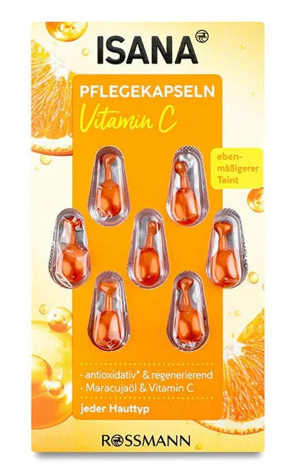 Капсули для обличчя Isana Vitamin C 7 шт