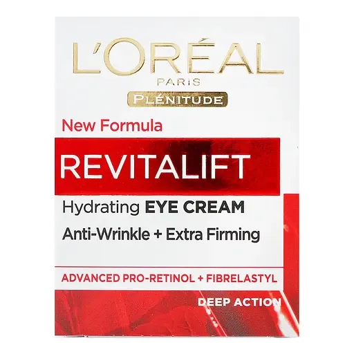 Інтенсивний крем-догляд проти темних кіл та зморшок L'Oreal Paris Revitalift Anti-Wrinkle Eye Cream, для шкіри навколо очей, 15 мл