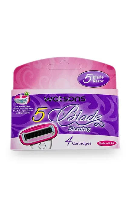 Картриджі до жіночого станка Watsons 5 лез 4 шт