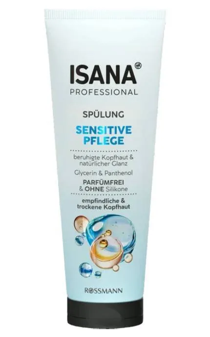 Кондиціонер Isana Professional для чутливої шкіри голови та пошкодженого волосся 200 мл