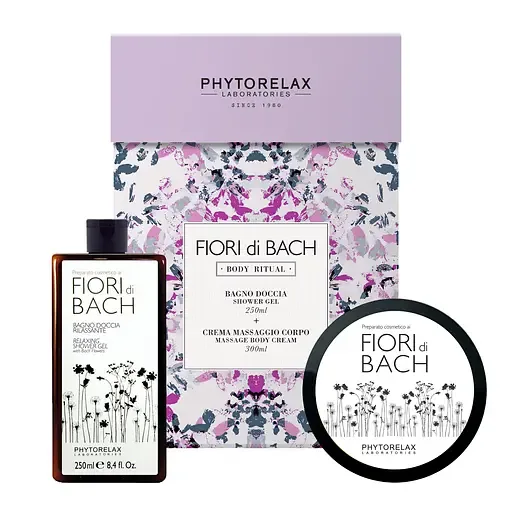 Набір для тіла Phytorelax Bach Flowers Гель для душу, 250 мл + Крем для тіла, 300 мл (6029059)