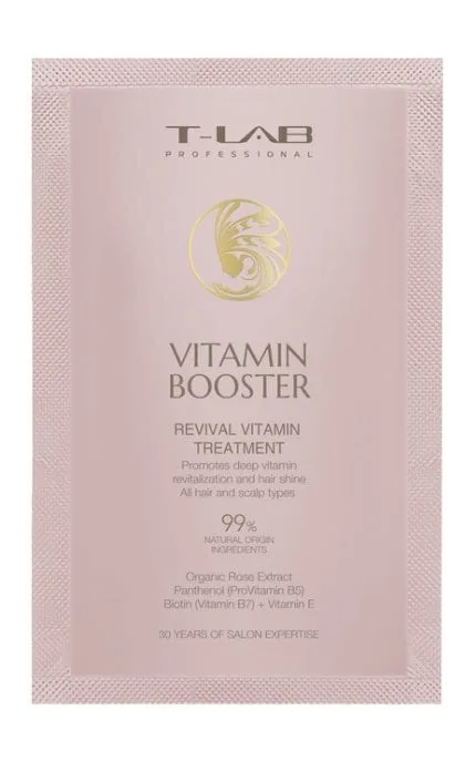 Кондиціонер-маска для волосся T-Lab Professional Vitamin Booster Revival Vitamin Treatment Відновлювальний 15 мл