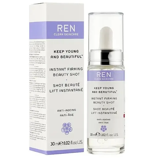 Антивікова сироватка для обличчя Ren Keep Young and Beautiful Instant Firming Beauty Shot, 30 мл