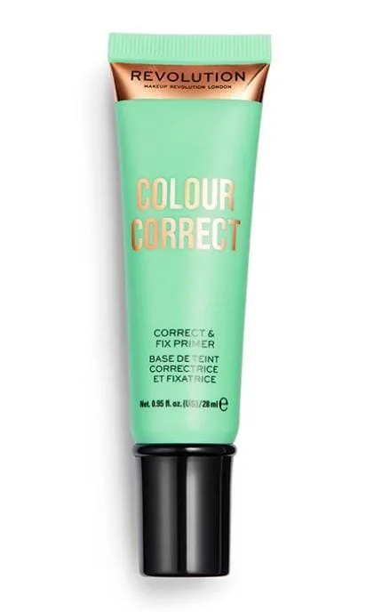 Коригуючий праймер для обличчя Makeup Revolution Colour Correct Primer зелений 28 мл