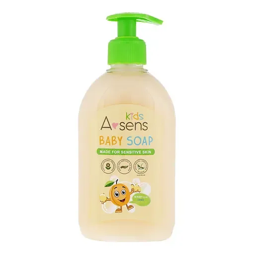 Дитяче рідке мило A-sens Kids Абрикос, гіпоалергенне, 300 мл
