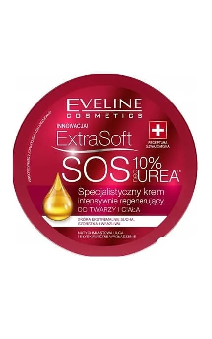 Крем Eveline Extra Soft SOS регенеруючий для дуже сухої шкіри, 200 мл