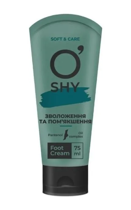 Крем для ніг O`shy Зволоження та пом'якшення 75 мл