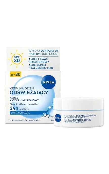 Крем для обличчя NIVEA SPF30 з алое вера та гіалуроновою кислотою 50 мл