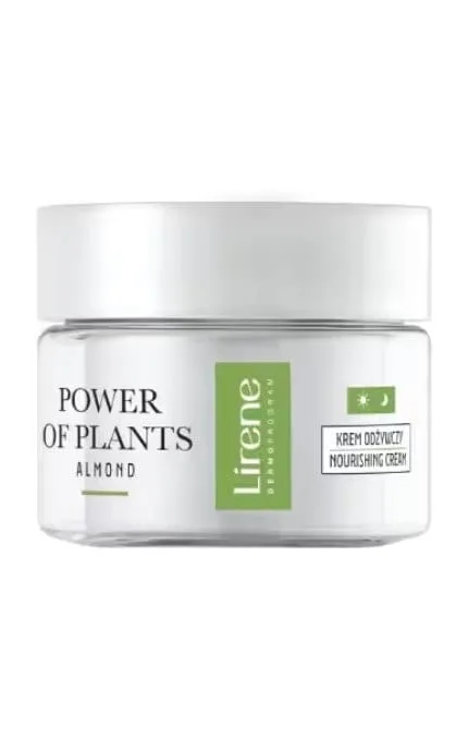 Крем для обличчя Lirene Power of Plants Живильний з Мигдалем 50 мл