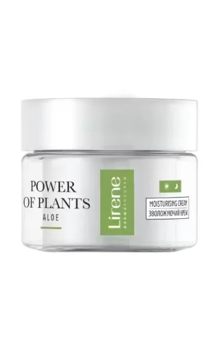 Крем для обличчя Lirene Power of Plants Зволожуючий з Алое 50 мл