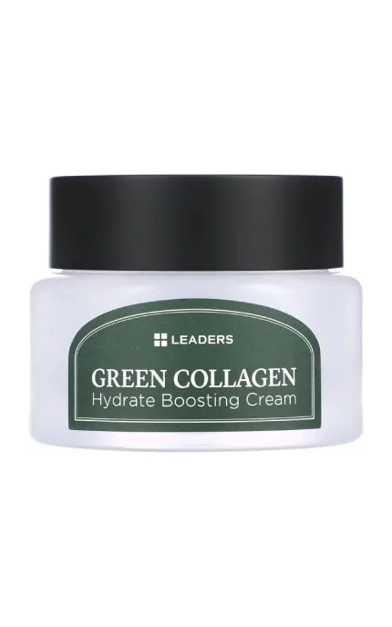 Крем для обличчя Leaders Green Collagen Зволожуючий 50 мл