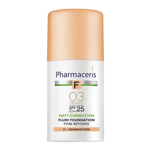 Тональний крем Pharmaceris F матуючий та звужуючий пори, бронза, 30 мл (E1538)
