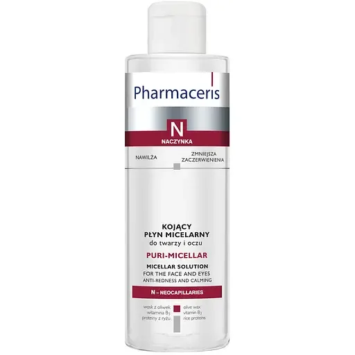 Міцелярна рідина для очищення обличчя та очей Pharmaceris N Puri-Micellar 200 мл (E15001)