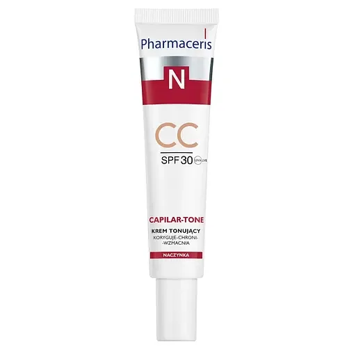СС-крем для куперозної та гіперактивної шкіри Pharmaceris N Capilar-Tone SPF30, 40 мл (E15008)